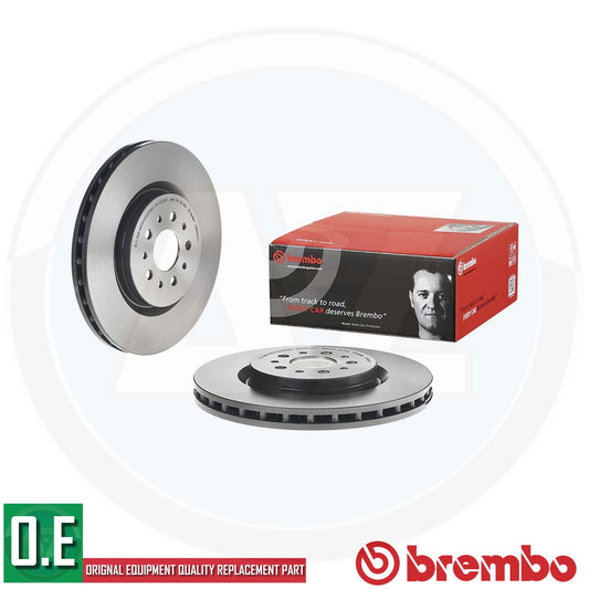 BREMBO BRAKE DISCS PAIR FRONT AXLE 09.6843.21