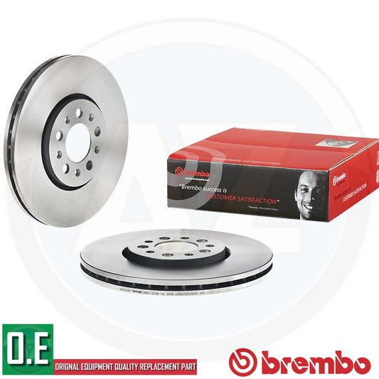 FOR SKODA FABIA 1.9 1.4 RS BREMBO OEM FRONT BRAKE DISCS PAIR 288mm X 25mm