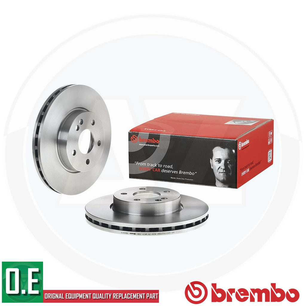 BREMBO BRAKE DISCS PAIR FRONT AXLE 09.8404.10