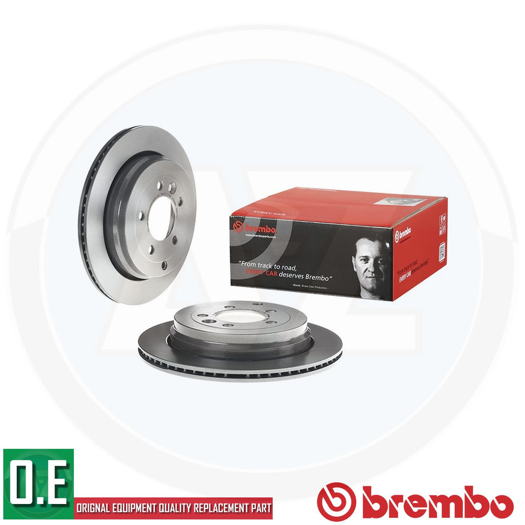 BREMBO BRAKE DISCS PAIR REAR AXLE 09.8874.31