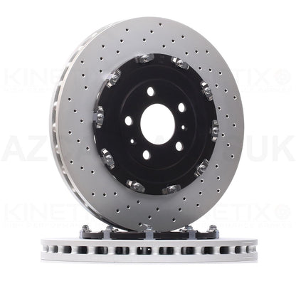 FOR AUDI RS4 QUATTRO B7 2005-2009 FRONT GENUINE BREMBO BRAKE DISCS SET 365mm OEM