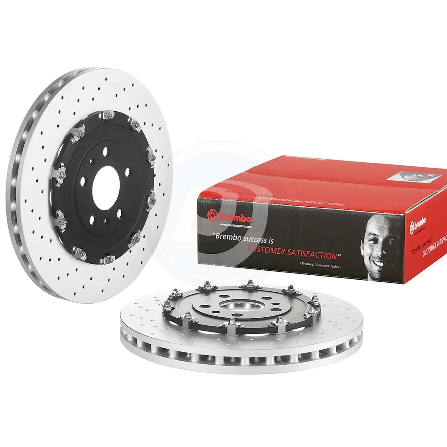 FOR AUDI RS4 B7 (2006-2008) DRILLED FRONT REAR BRAKE DISCS 365mm 324mm COATED