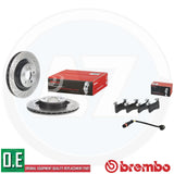 FOR MERCEDES C63 C63S E63 CLS63 AMG BREMBO FRONT REAR BRAKE DISCS PADS SENSORS