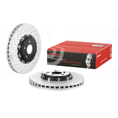 FOR MERCEDES C63 E63 CLS63 CLK63 AMG FRONT 2 PIECE FLOATING BREMBO BRAKE DISCS