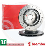 FITS MERCEDES C63 AMG W204 S204 C204 GENUINE BREMBO REAR BRAKE DISCS PAIR 330mm