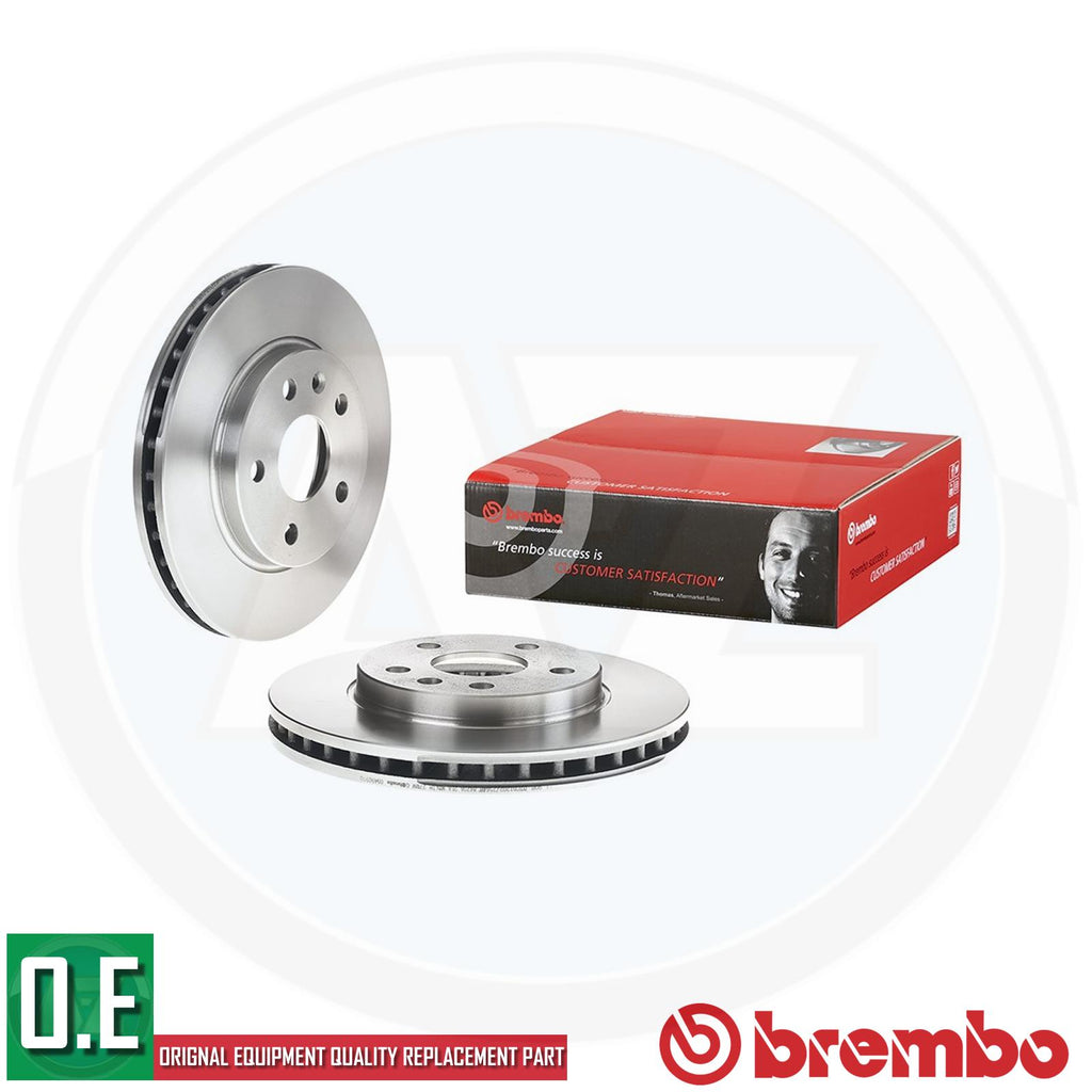BREMBO BRAKE DISCS PAIR FRONT AXLE 09.A969.10