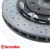 FOR FIAT 500 ABARTH 1.4 FLOATING FRONT REAR DRILLED BRAKE DISCS 305mm 240mm