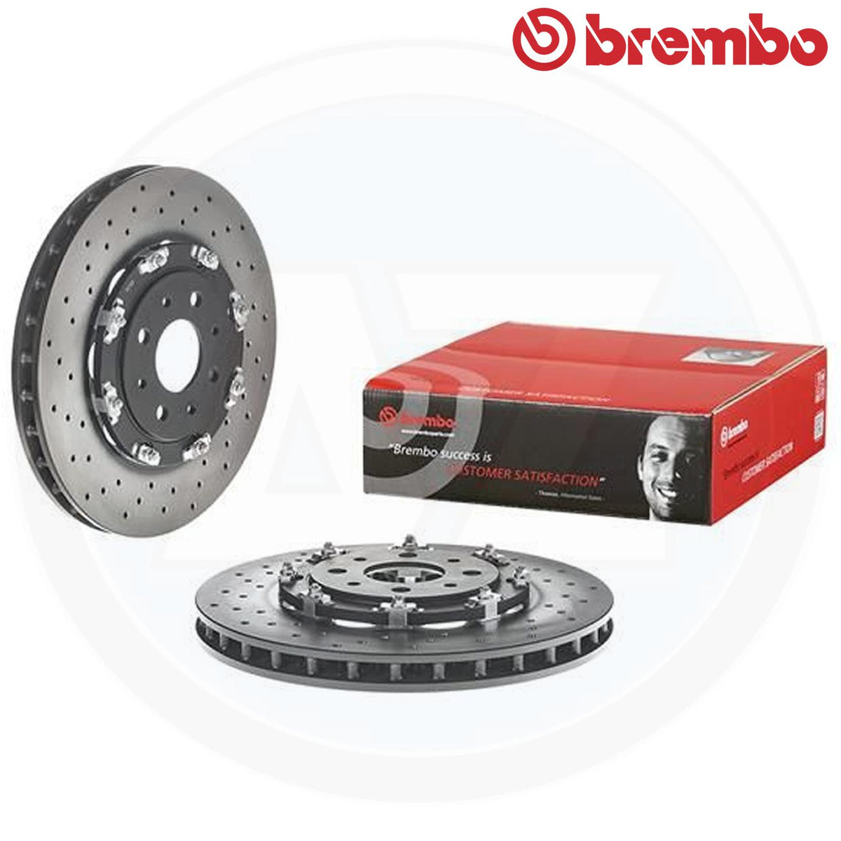 FOR ABARTH 500 (595,695) 1.4 FRONT BREMBO FLOATING BRAKE DISCS PADS 305mm