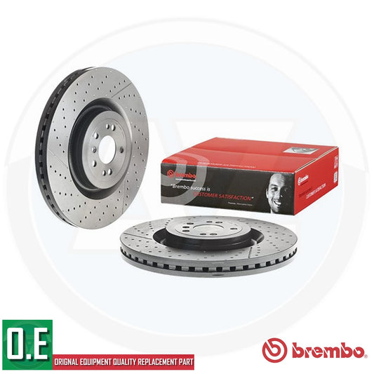 FOR MERCEDES GL63 GLE43 GLE63 GLS63 ML63 AMG BREMBO FRONT BRAKE DISCS PAIR 390mm