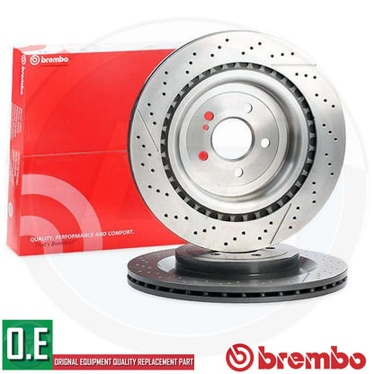 FOR MERCEDES E63 CLS63 CLS65 AMG FRONT REAR BRAKE DISCS BREMBO PADS WIRE SENSORS