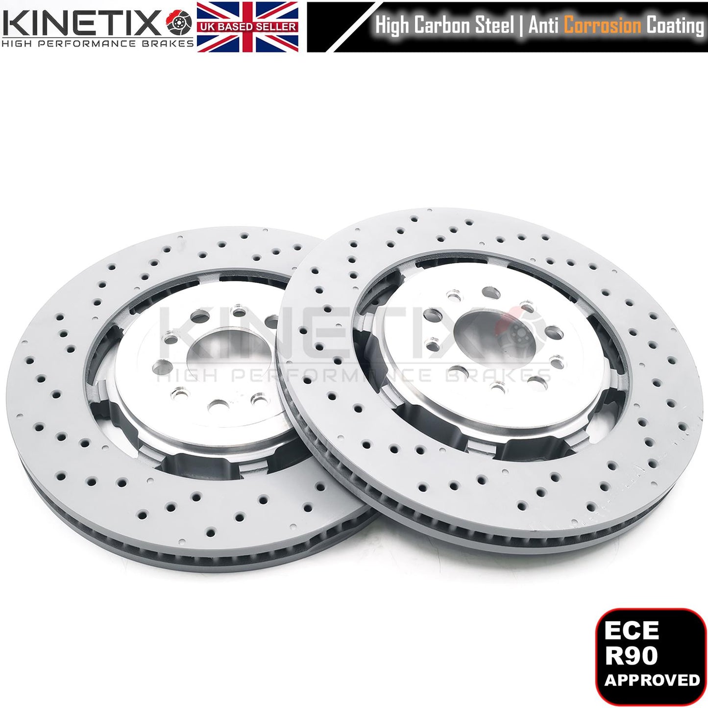 FOR ALFA ROMEO STELVIO QUADRIFOGLIO 2.9 FRONT REAR BRAKE DISCS 360mm 350mm