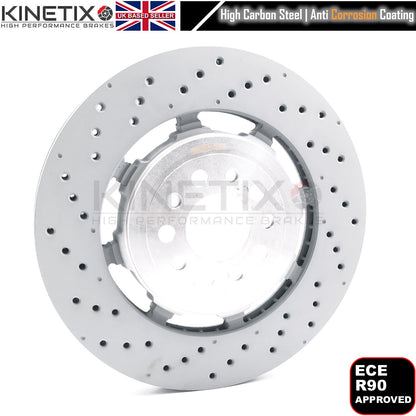 FOR ALFA ROMEO GIULIA QUADRIFOGLIO 2.9 FRONT REAR BRAKE DISCS PADS 360mm 350mm