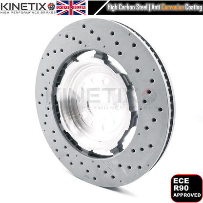 FOR ALFA ROMEO STELVIO QUADRIFOGLIO 2.9 FRONT REAR BRAKE DISCS 360mm 350mm