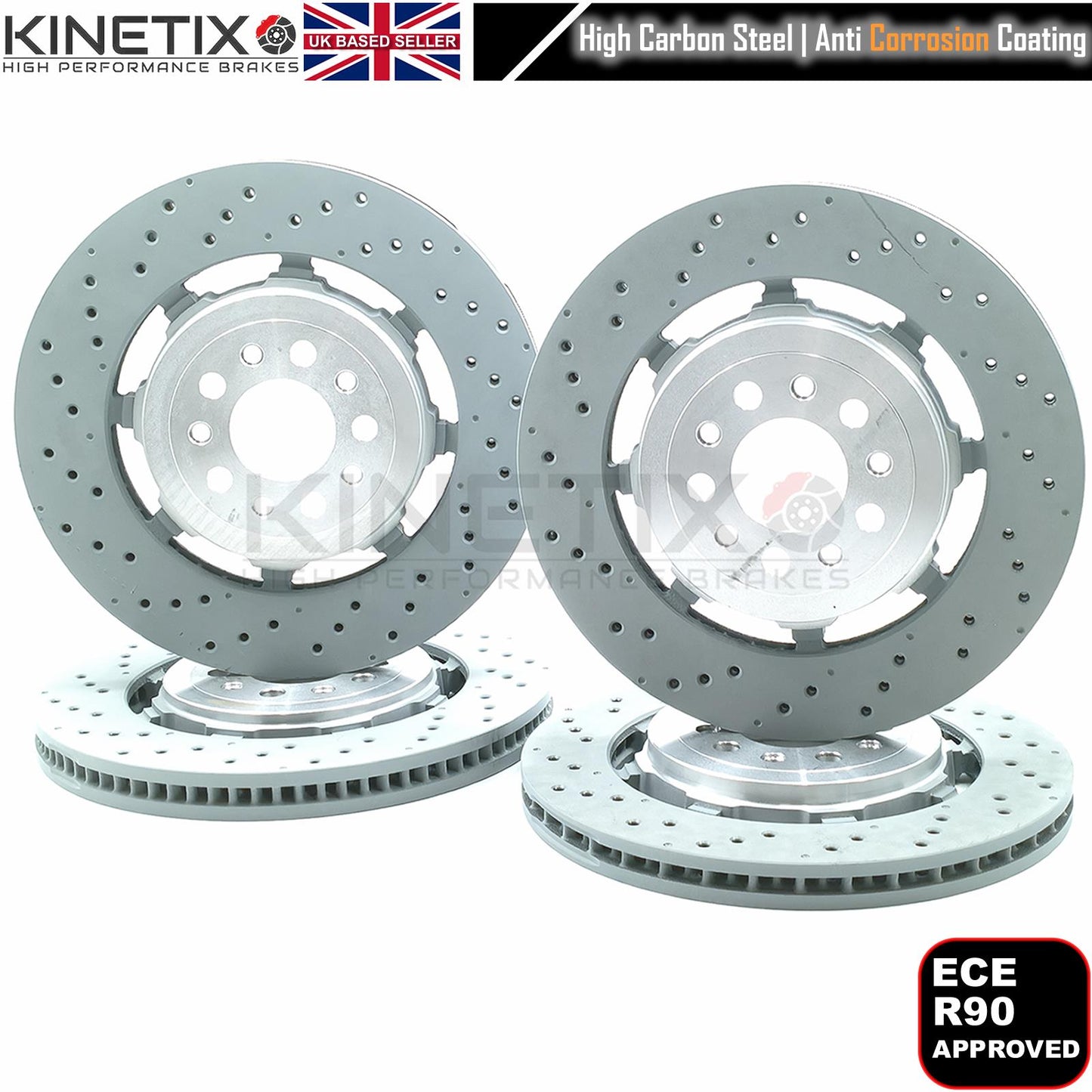FITS ALFA ROMEO STELVIO QUADRIFOGLIO 2.9 FRONT REAR BRAKE DISCS PADS 360mm 350mm