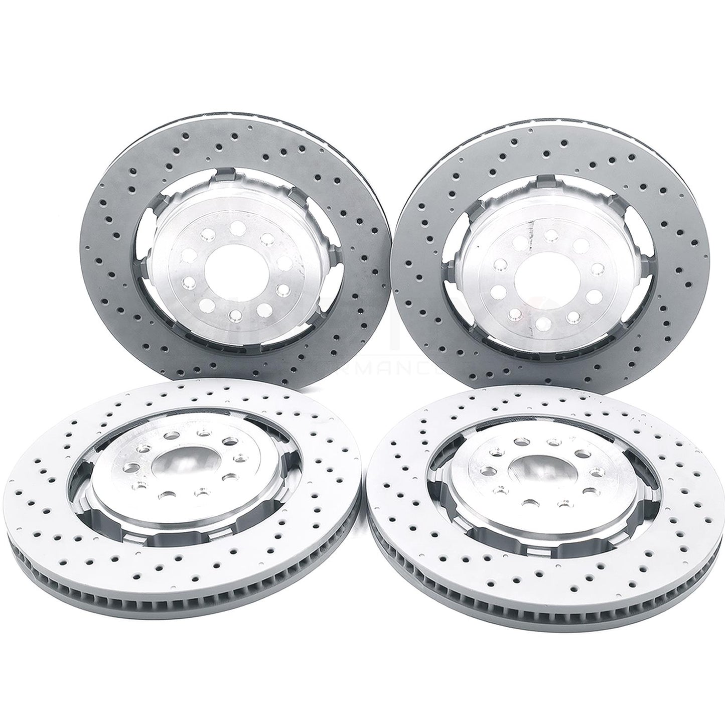 FITS ALFA ROMEO GIULIA QUADRIFOGLIO 2.9 FRONT REAR BRAKE DISCS PADS 360mm 350mm