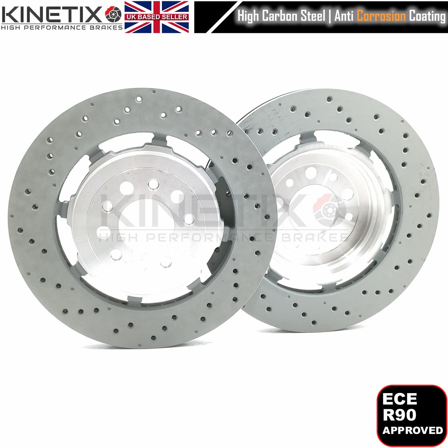 FOR ALFA ROMEO GIULIA QUADRIFOGLIO 2.9 FRONT REAR BRAKE DISCS PADS 360mm 350mm