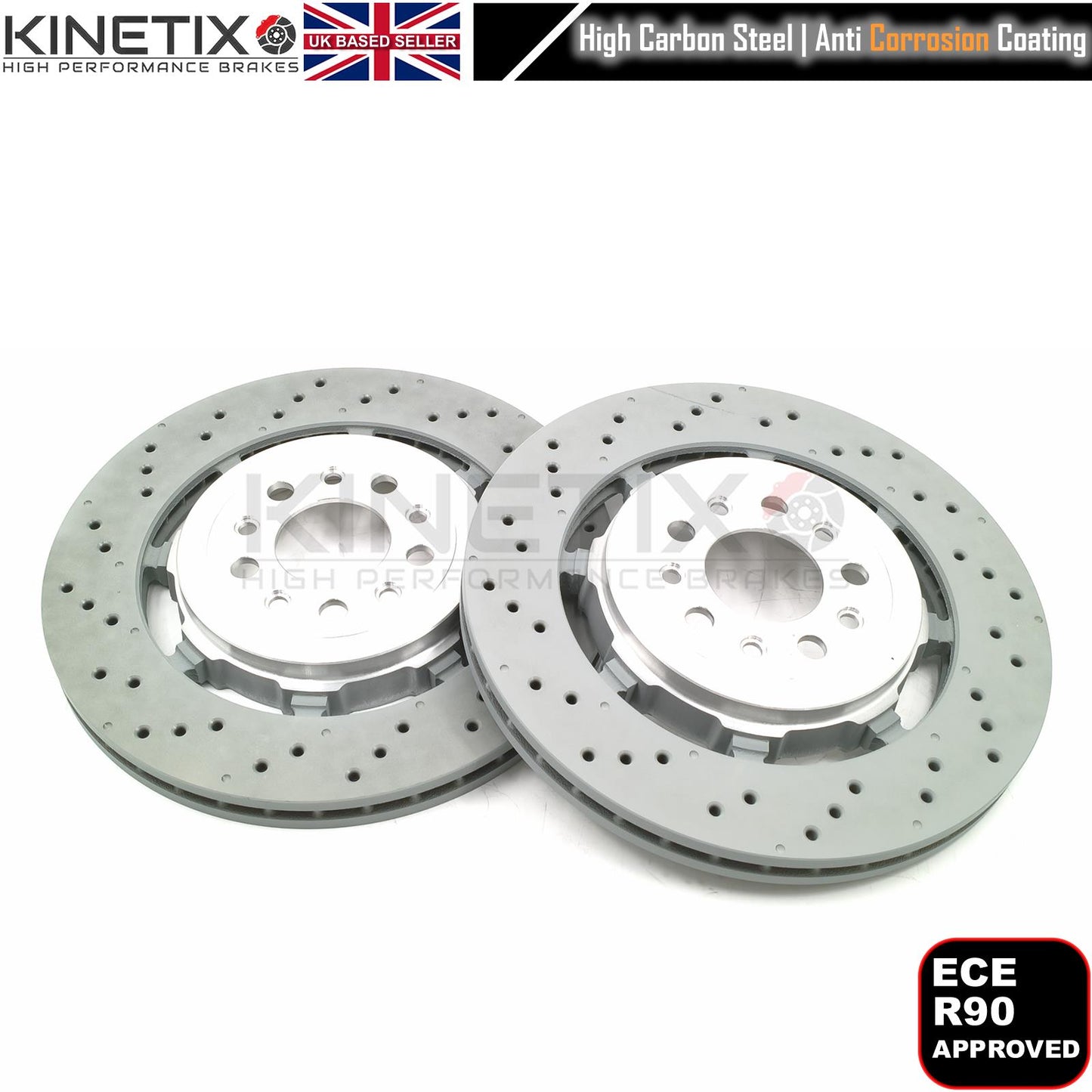 FOR ALFA ROMEO STELVIO QUADRIFOGLIO 2.9 FRONT REAR BRAKE DISCS 360mm 350mm