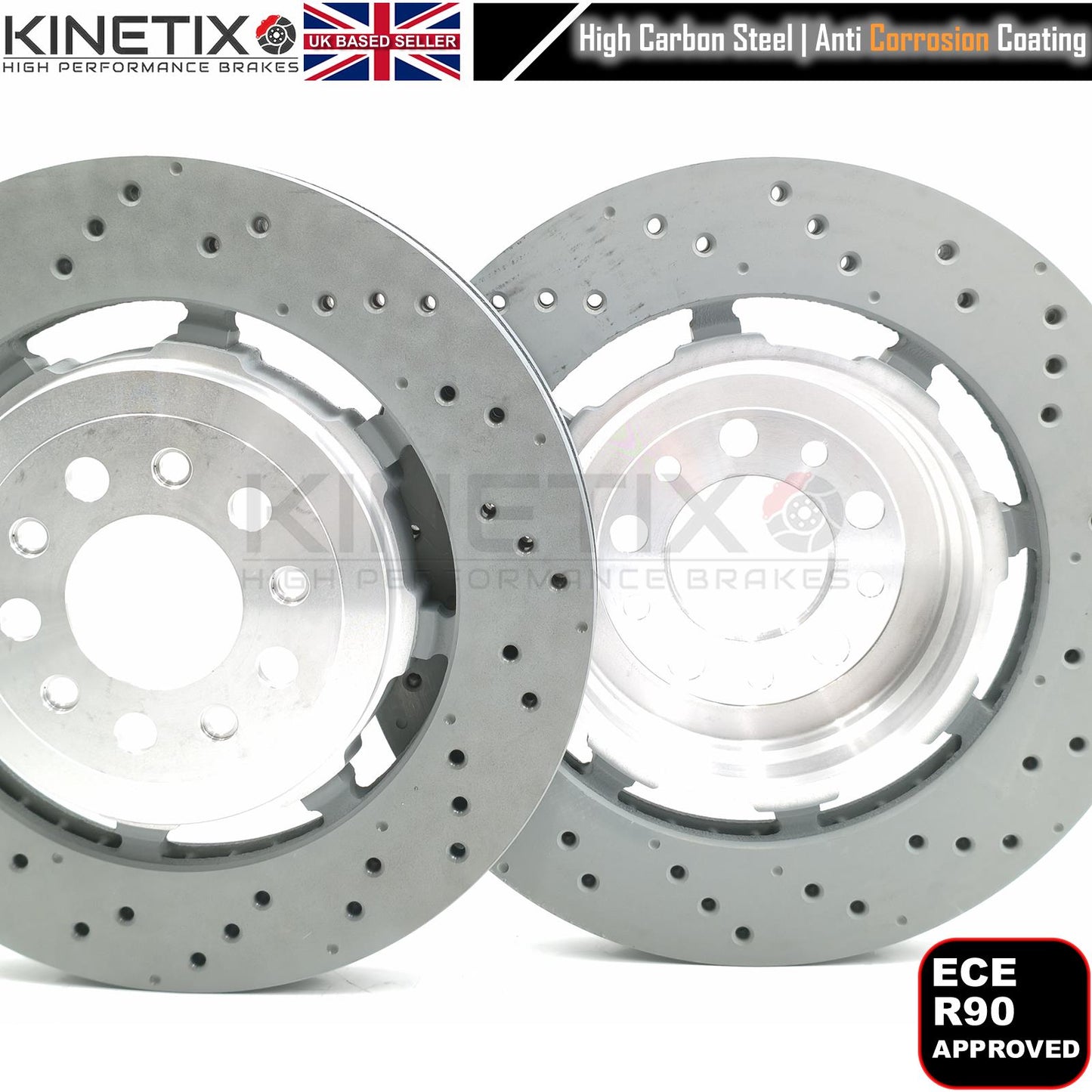 FOR ALFA ROMEO GIULIA QUADRIFOGLIO 2.9 FRONT REAR BRAKE DISCS PADS 360mm 350mm
