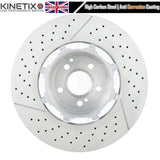 FOR MERCEDES E63 E63S AMG 2017-2023 (213) REAR BRAKE DISCS BREMBO PADS 360mm