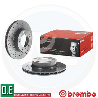 FOR PORSCHE BOXSTER CAYMAN (987) 2.7 BREMBO FRONT BRAKE DISCS PADS 298mm 299mm
