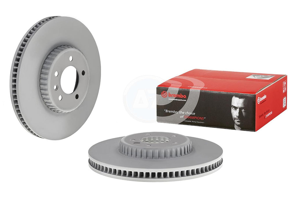 FOR LAND ROVER DEFENDER D300 (L663) 2020- BREMBO FRONT BRAKE DISCS PAIR 349mm