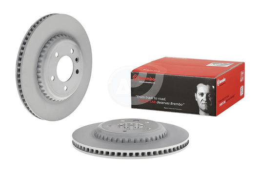 FOR LAND ROVER DEFENDER D300 (L663) 2020- BREMBO REAR BRAKE DISCS PAIR 325mm