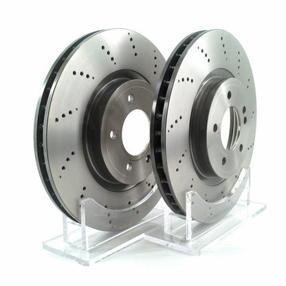 FOR MERCEDES G63 AMG 2018- FRONT REAR BRAKE DISCS TEXTAR PADS & WEAR WIRE SENSOR LEADS 400mm 370mm