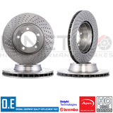 FOR PORSCHE 911 CARRERA 991 996 997 FRONT REAR DRILLED BRAKE DISCS PADS 330mm