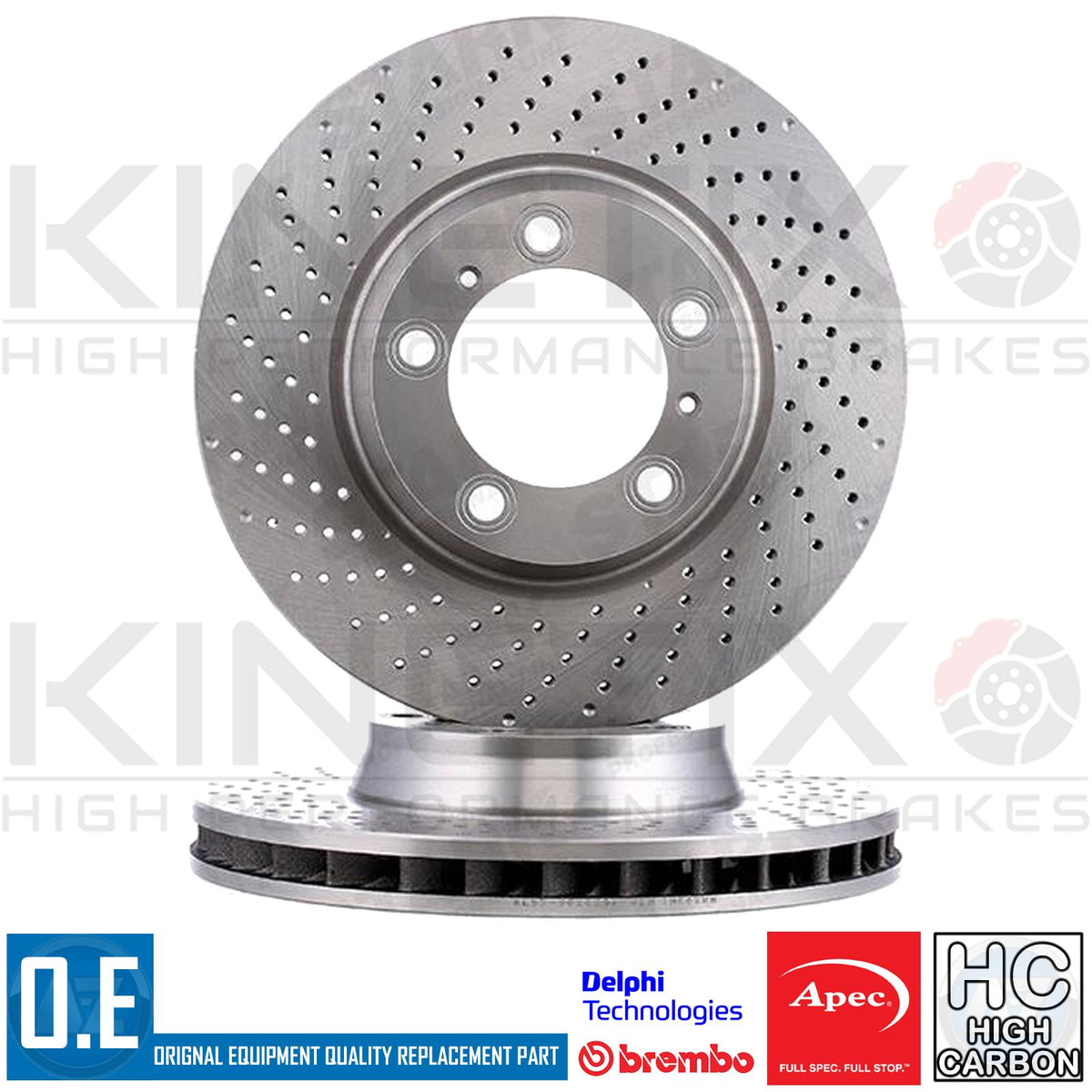FOR PORSCHE 911 CARRERA 991 996 997 FRONT REAR DRILLED BRAKE DISCS PADS 330mm