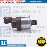 FUEL PUMP REGULATOR PRESSURE CONTROL SOLENOID VALVE FOR IVECO EUROCARGO EUROFIRE