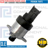 FUEL PUMP REGULATOR PRESSURE CONTROL SOLENOID VALVE FOR DAF CF65 LF45 LF55