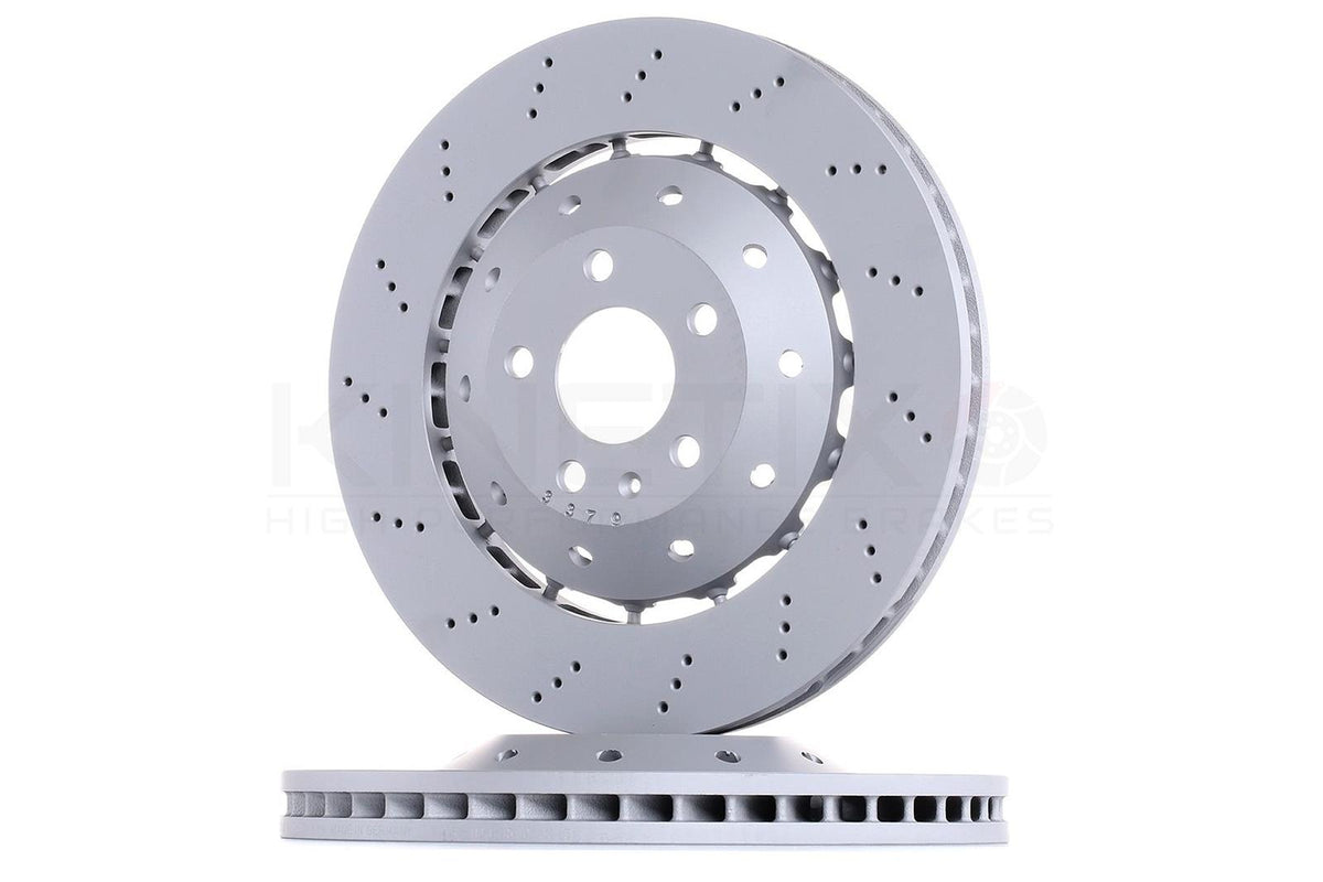 FOR AUDI RS4 4.2 V8 B8 DRILLED FRONT REAR BRAKE DISCS 365mm 330mm 2012-2015