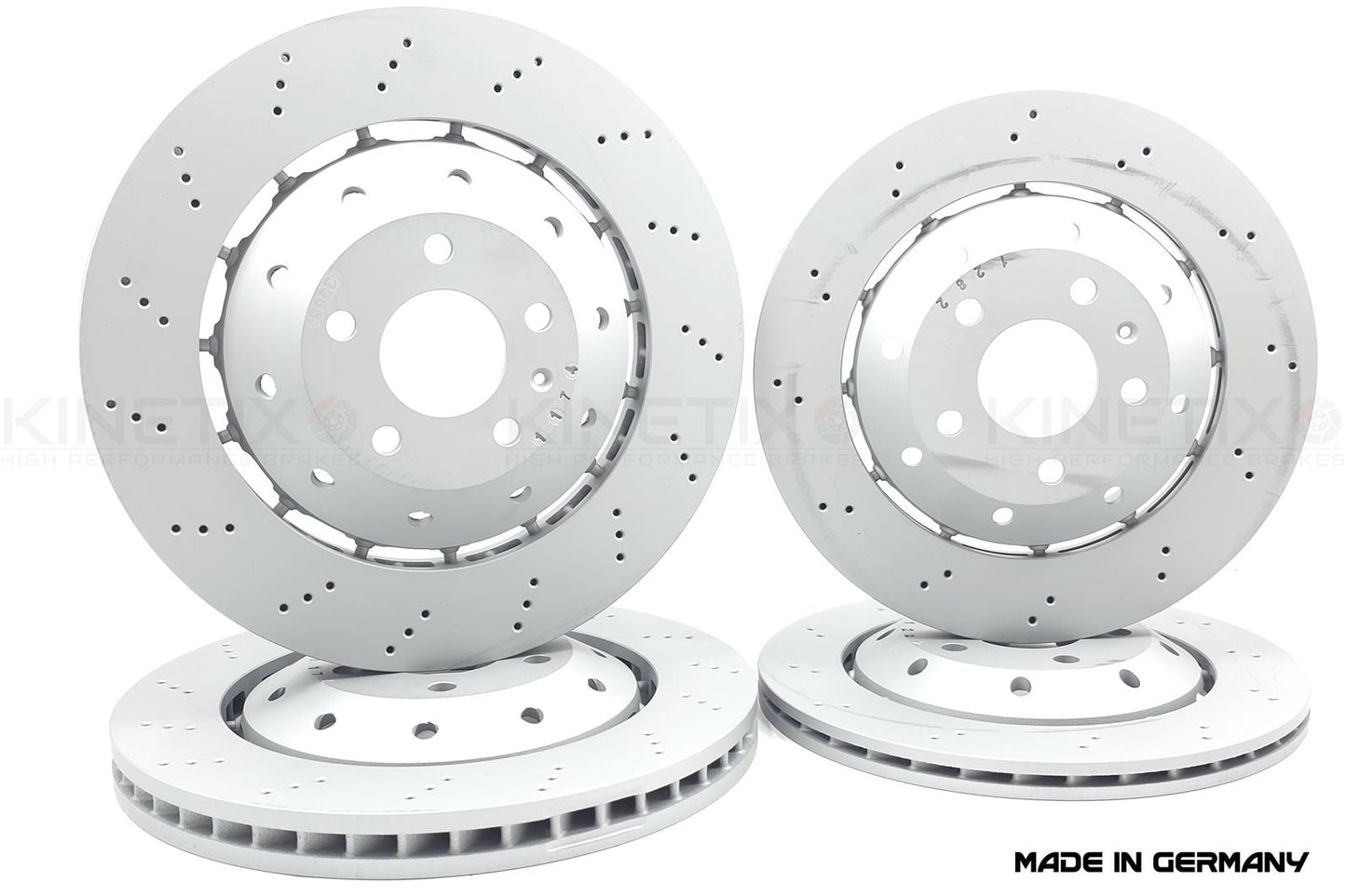 FOR AUDI RS5 B8/B8.5 2010-2016 DRILLED FRONT REAR BRAKE DISCS 365mm 330mm