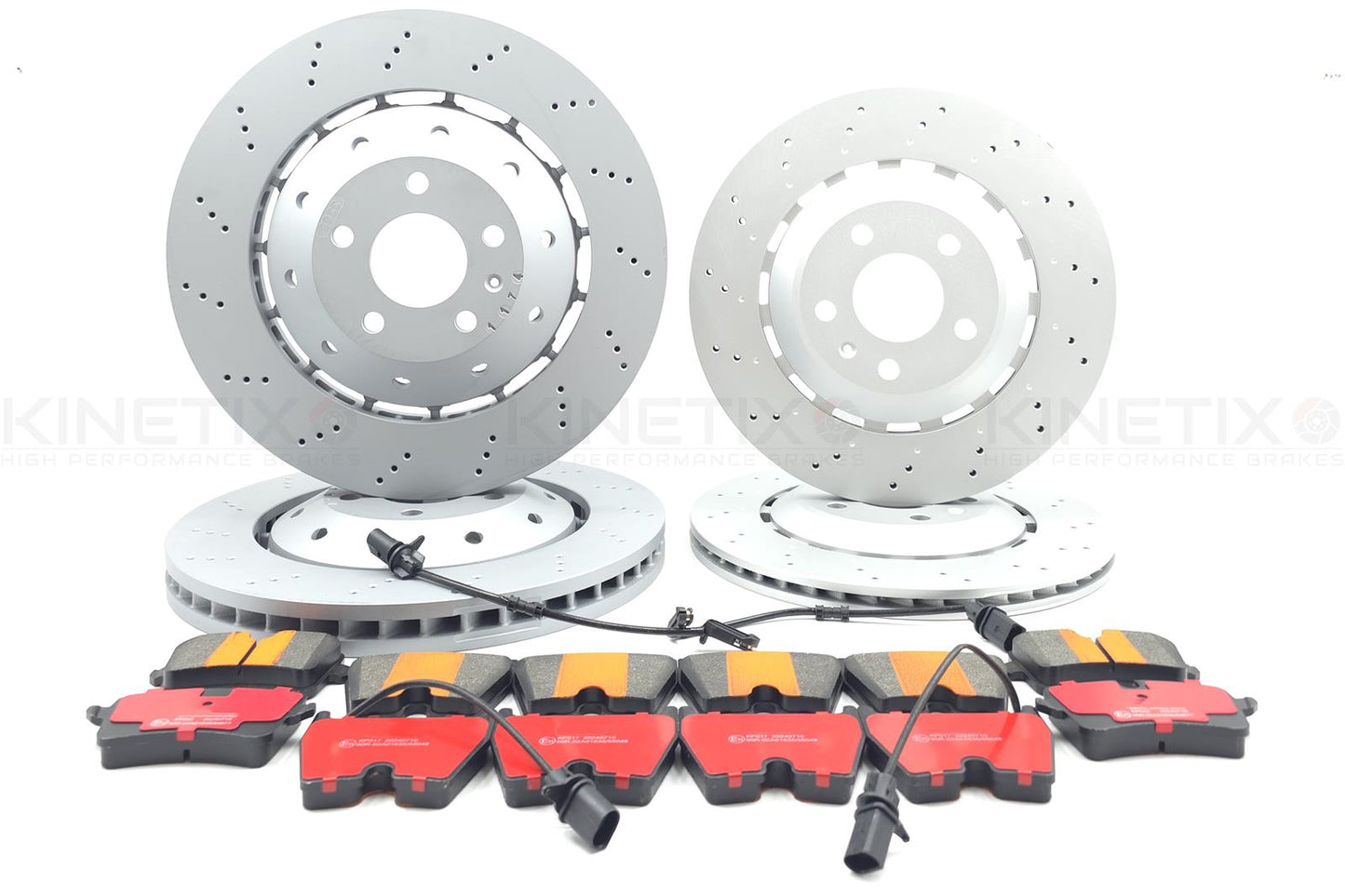 FOR AUDI RS4 B8 4.2 V8 FRONT REAR BRAKE DISCS PADS 365mm 330mm 2012-2015