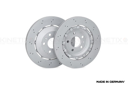 FOR AUDI RS5 B8 (8T3,8F7) 2010-2016 REAR DRILLED BRAKE DISCS 330mm 8T0615601A