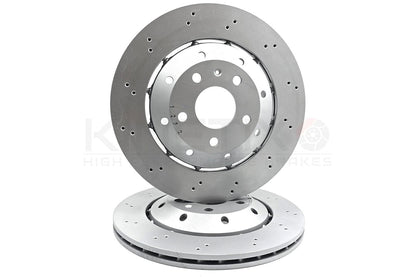 FOR AUDI RS5 2010-2016 REAR AXLE BRAKE DISCS TEXTAR Q+ PADS 330mm 8T0615601A