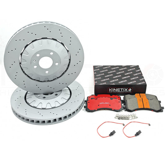 FOR AUDI Q7 Q8 SQ7 SQ8 E-TRON FRONT BRAKE DISCS CERAMIC PADS 400mm 4M0615301AP