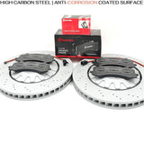 FOR AUDI Q7 Q8 SQ7 SQ8 E-TRON FRONT BRAKE DISCS BREMBO PADS 400mm 4M0615301AP