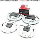 FOR AUDI Q7 Q8 SQ7 SQ8 E-TRON FRONT REAR BRAKE DISCS BREMBO PADS 400mm 350mm