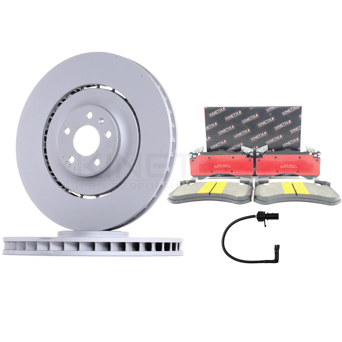 FOR AUDI S6 S7 S8 FRONT BRAKE DISCS CERAMIC RACING PADS & SENSOR 400mm X 38mm