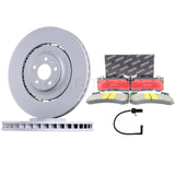FOR AUDI S6 S7 S8 FRONT BRAKE DISCS CERAMIC RACING PADS & SENSOR 400mm X 38mm