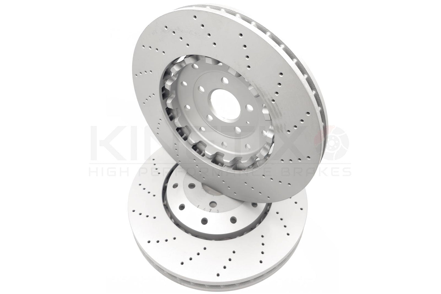 FOR AUDI RS6 C7 (2013-2018) DRILLED FRONT REAR BRAKE DISCS 390mm 356mm COATED