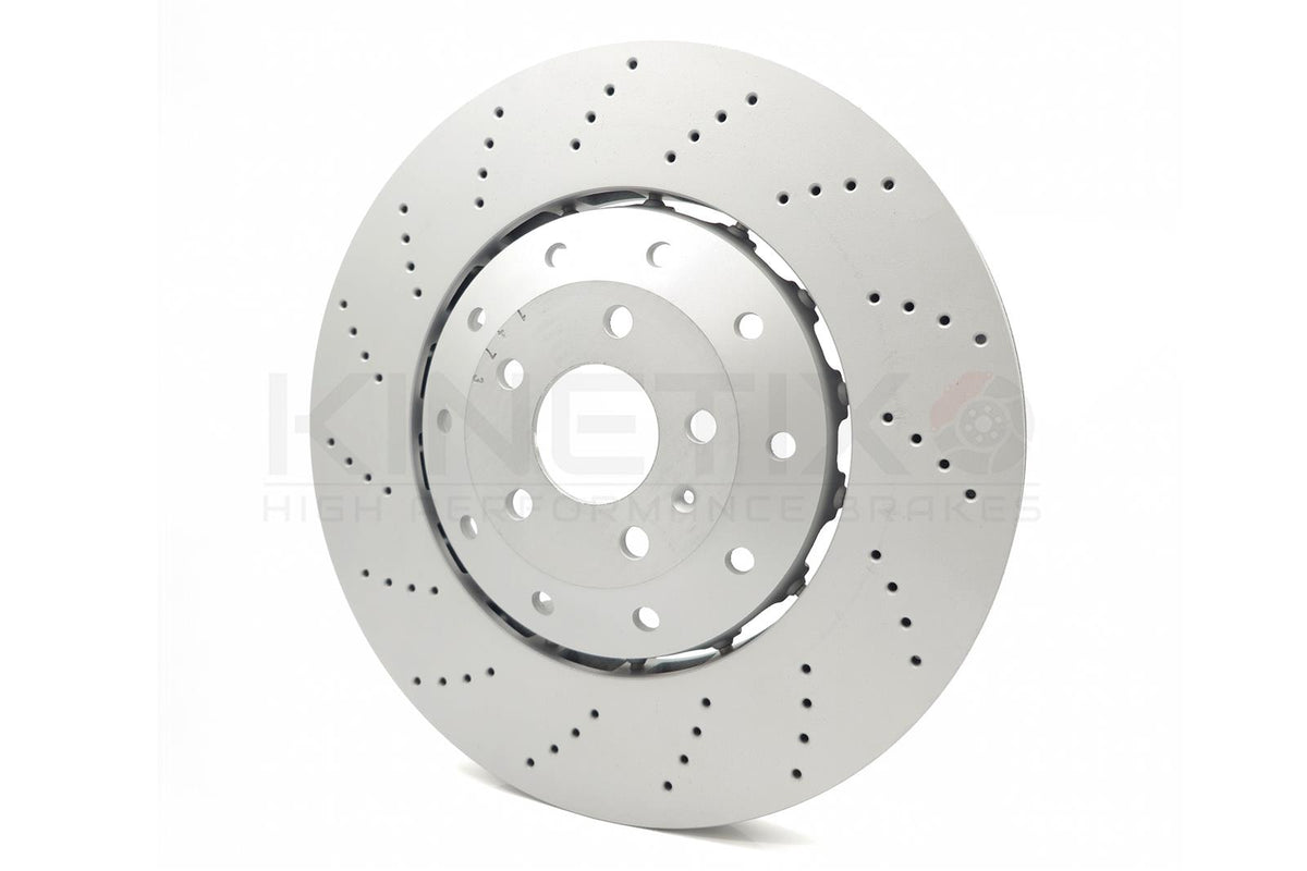 FOR AUDI RS6 C7 (2013-2018) FRONT REAR BRAKE DISCS BREMBO PADS 390mm 356mm