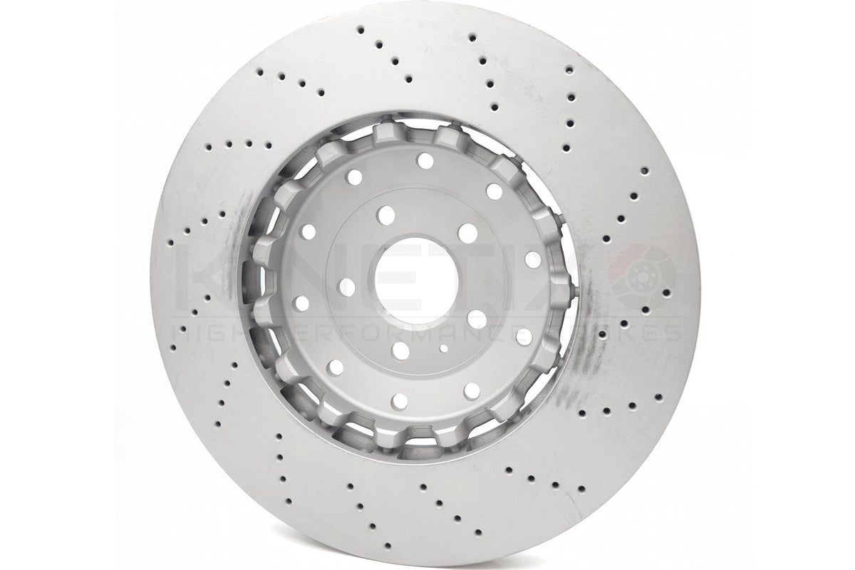 FOR AUDI RS6 C7 (2013-2018) DRILLED FRONT REAR BRAKE DISCS 390mm 356mm COATED