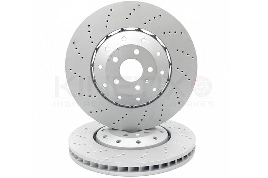FITS AUDI RS6 RS7 FRONT BRAKE DISCS PAIR 4G0615301AH 4G0615301E MADE IN GERMANY