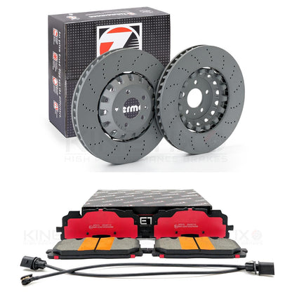FOR AUDI A4 A5 A6 A7 A8 Q5 Q7 Q8 S4 S5 S6 S7 S8 FRONT BRAKE DISCS PADS 375mm
