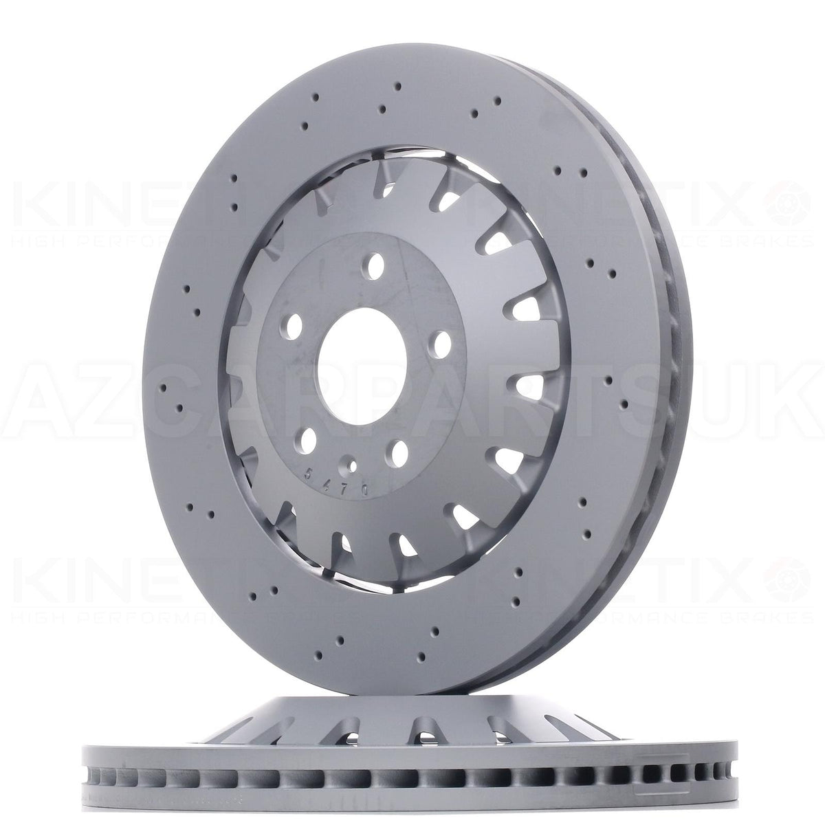 FOR AUDI RSQ3 RS Q3 (2013-2018) MK1 FRONT BRAKE DISCS 8U0615301A 8U0615301B PAIR