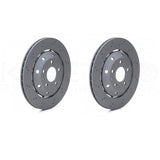 FOR AUDI RS4 B8 (2012-2015) REAR BRAKE DISCS PAIR 330mm X 22mm 8K0615601G