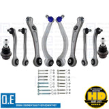 FOR AUDI A8 FRONT UPPER LOWER SUSPENSION WISHBONE CONTROL ARMS LINKS BALL JOINTS