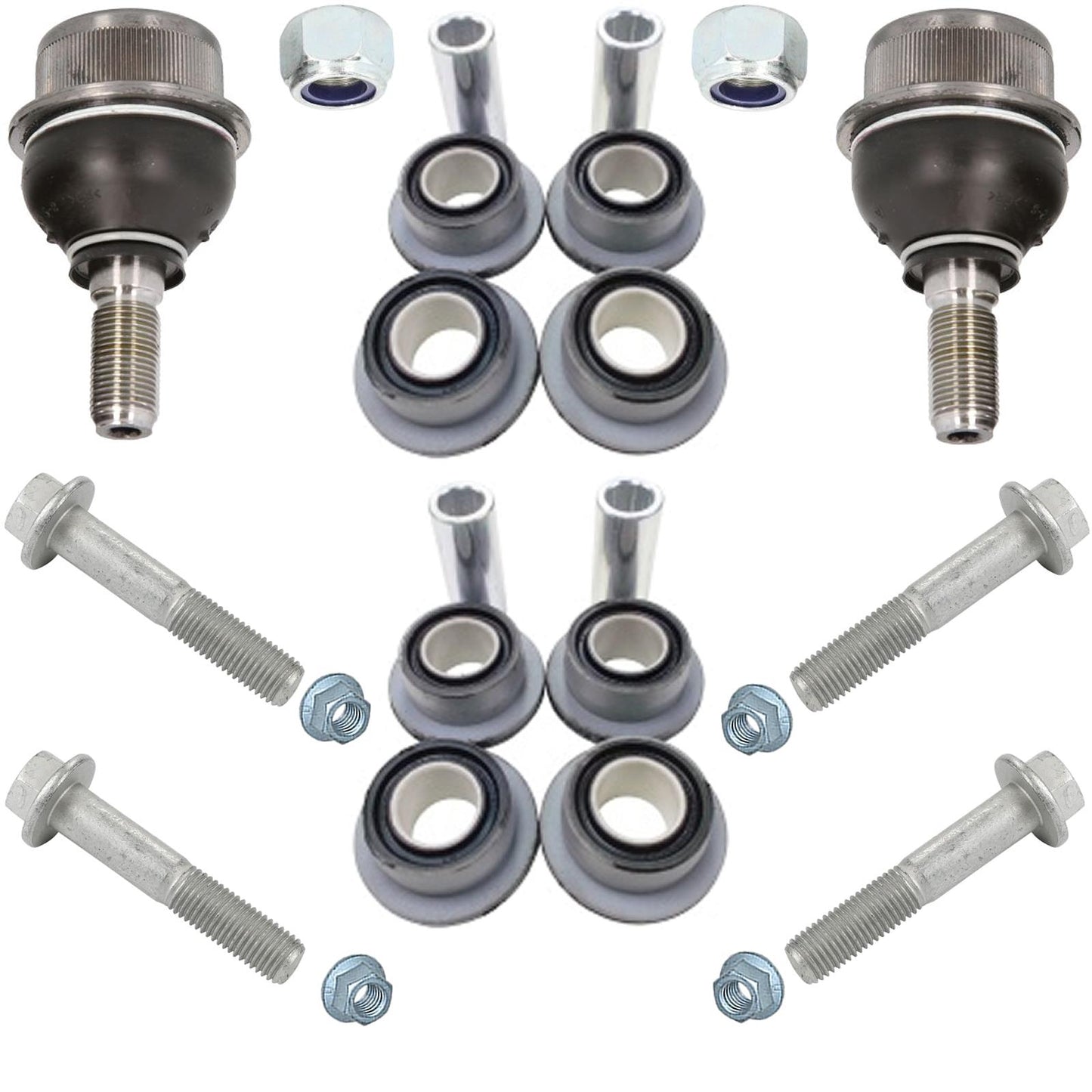FOR IVECO DAILY 2014- FRONT AXLE TOP UPPER SUSPENSION ARM BALL JOINT BUSHES KIT2